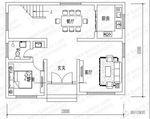 6款占地不足100平的二层农村别墅设计图,小宅基地的看