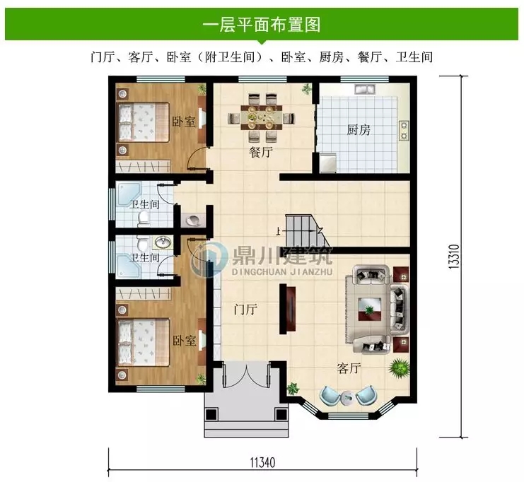 农村建房什么户型最好？当然首选这款，除了布局好，建房还省钱！